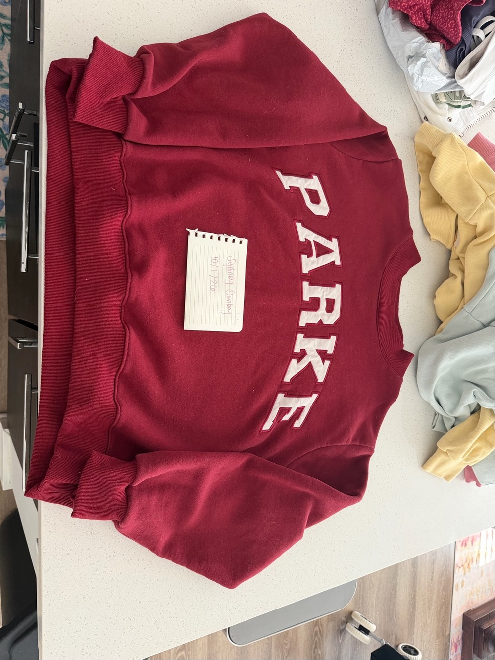 Parke Valentines Drop Burgundy Mockneck